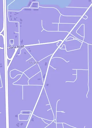 Street map around 1st & 10 Sports Cards, Warrior