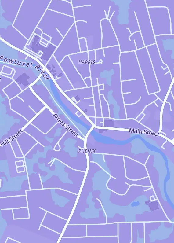Street map around 401 TCG Supply, 755 Main St, West Warwick, RI