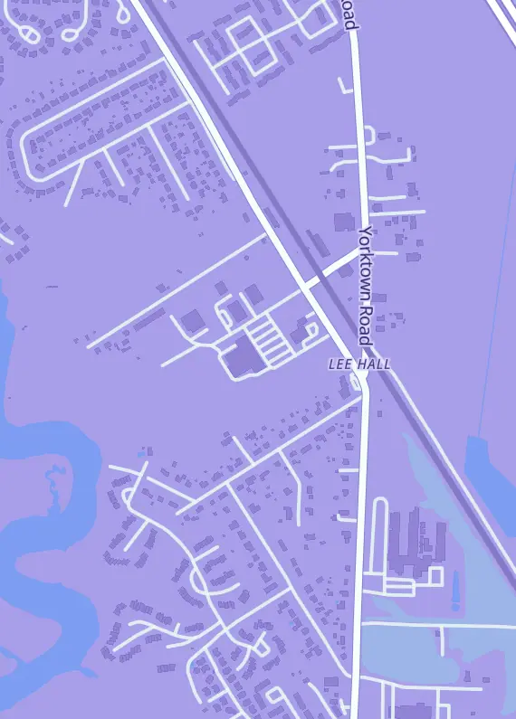 Street map around 757 Cards & Cabinets, 6 Elmhurst St, Newport News, VA