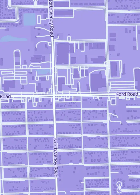 Street map around A To Z Cards Comics Coins, 32647 Ford Rd, Garden City, MI