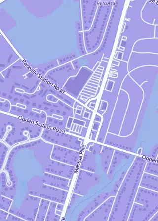 Street map around Action Video & Sports Cards, West Deptford Township