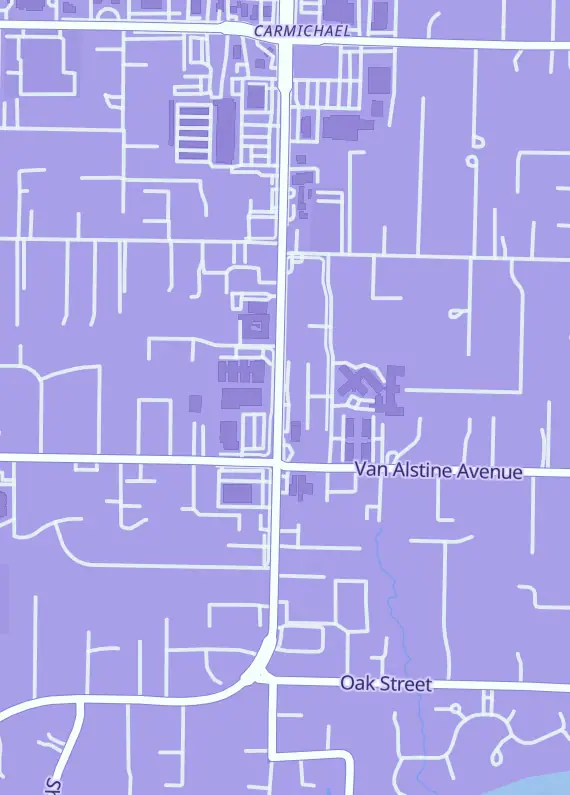 Street map around Adventures In Comics & Games, 6026 Fair Oaks Blvd, Carmichael, CA