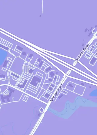 Street map around All Access Cardshop, Bellevue