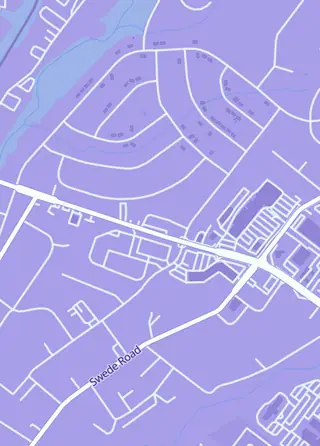 Street map around Alternate Universes, East Norriton