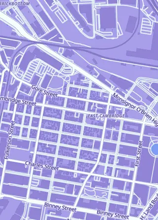 Street map around Amaya Bros Comics, Cambridge