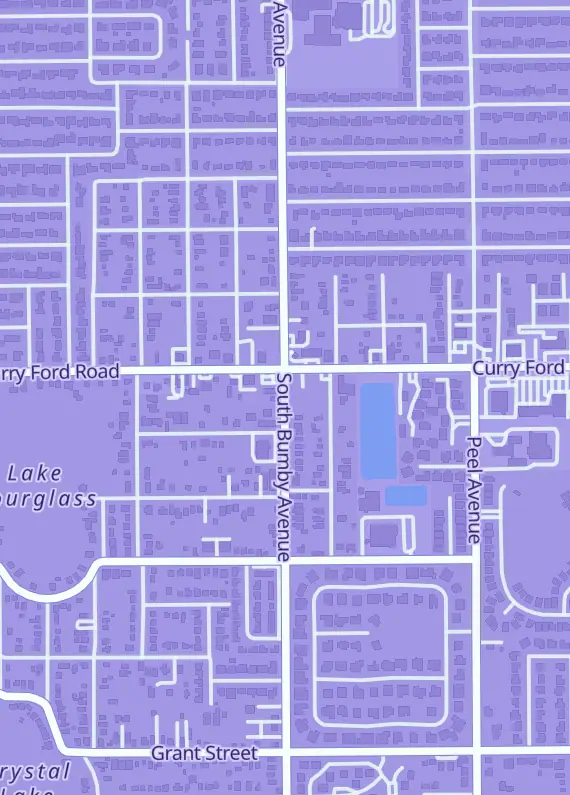 Street map around Amazing collectibles Orlando, 1604 S Bumby Ave, Orlando, FL