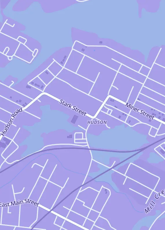 Street map around Amok Time Toys, 75 Stark St, Wilkes-Barre, PA