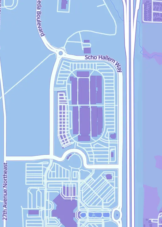 Street map around Anime World, 10600 Quil Ceda Blvd Ste 328, Marysville, WA