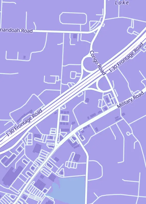 Street map around Archangel Games, 18033 I-30 Frontage Rd, Benton, AR