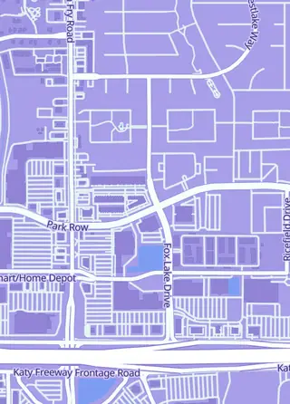 Street map around Atomili Collectables LLC, Houston