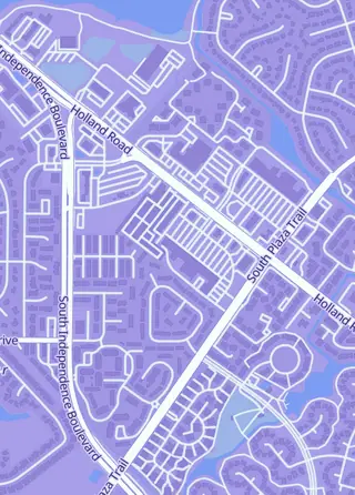 Street map around B & B Cards & Collectibles, Virginia Beach