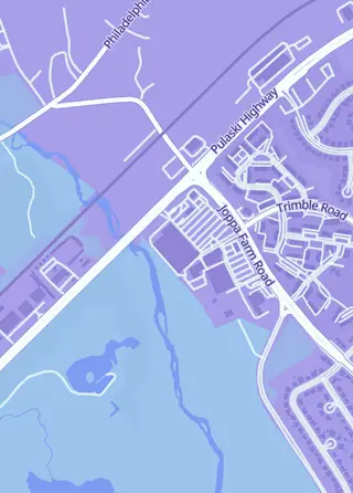 Street map around Back to the Past, Joppa