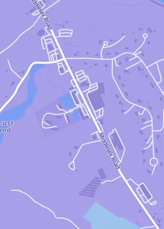 Street map around Bazaar Game Trading, Tyngsboro