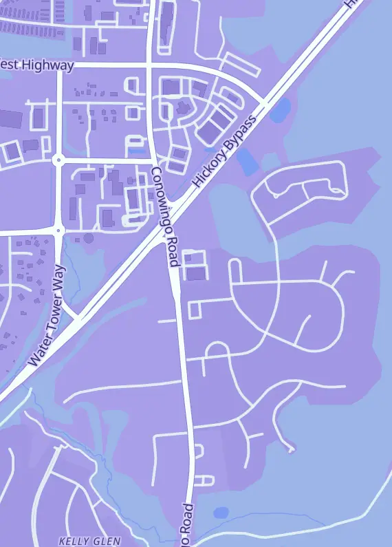 Street map around Bel Air Sports Cards, 1401 Conowingo Rd Unit C, Bel Air, MD