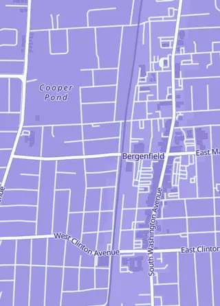 Street map around Bergen County Sports Cards, Bergenfield