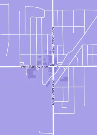 Street map around Blazing Dealz, Viborg