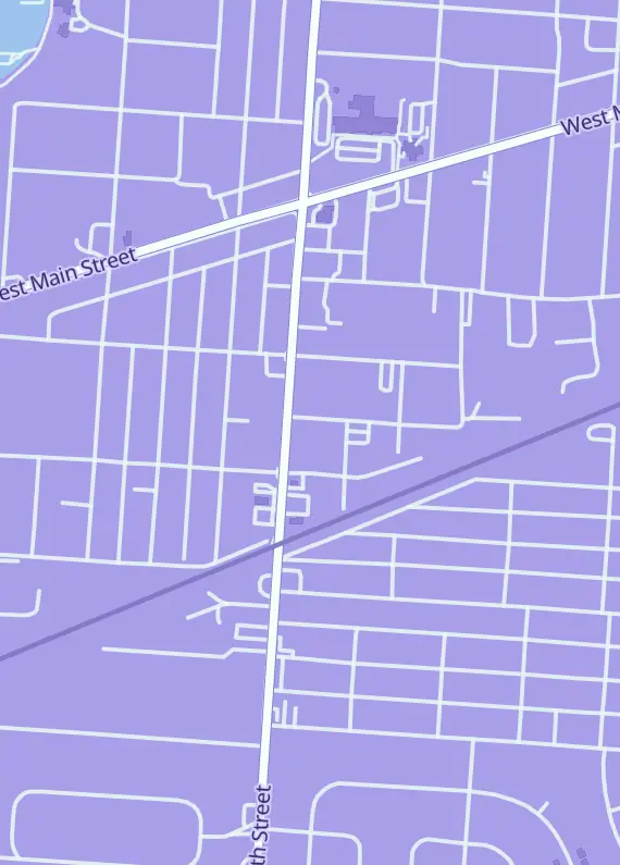 Street map around Blues Collectibles, 124 S 30th St B, Newark, OH