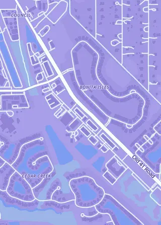 Street map around Bonita Springs Toys & Games, Bonita Springs