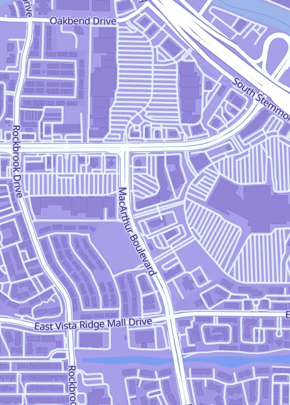 Street map around Boomerang Comics, 500 E Round Grove Rd Ste 313, Lewisville, TX