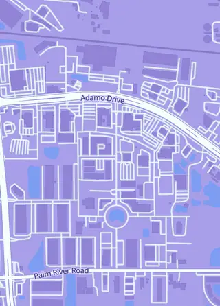 Street map around Brandon Card Shop - SCGC Sports Cards, Tampa