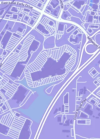 Street map around Breaker Brothers Trading Card Vending Machine, Winchester