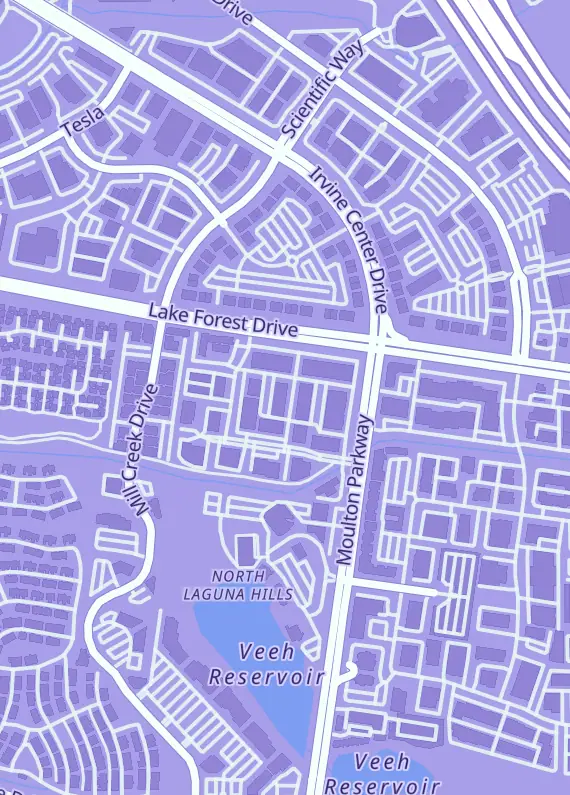 Street map around California Vintage Buyers, 23011 Moulton Pkwy G11, Laguna Hills, CA