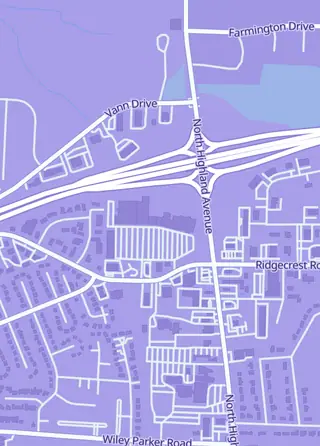 Street map around Canada's Collectible Games, Jackson