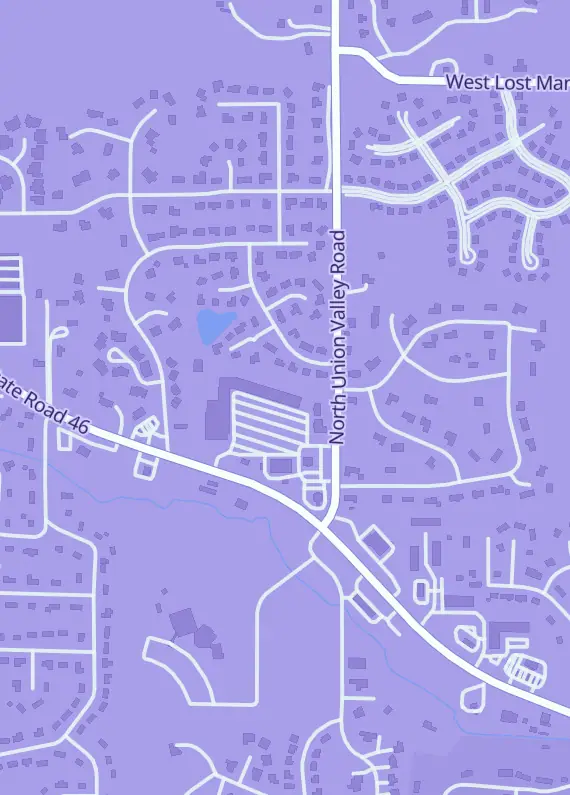Street map around Card Craze, 4629 W Richland Plaza Dr, Ellettsville, IN