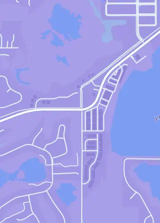 Street map around Card Gorilla, Groveland