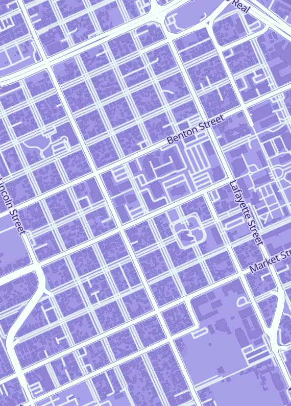 Street map around Card Shop Santa Clara, 1171 Homestead Rd #170, Santa Clara, CA