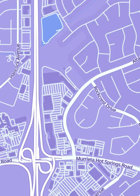 Street map around Cardboardia, 39815 Alta Murrieta Dr Ste C6, Murrieta, CA