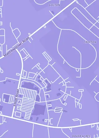 Street map around CardBrokers LLC, Easton