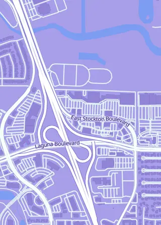 Street map around Cards and Comics, Elk Grove