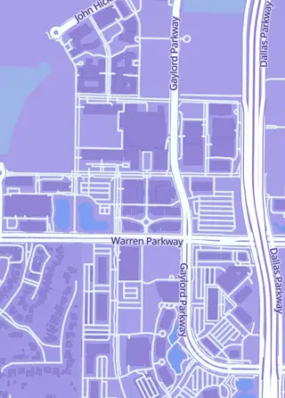 Street map around Cards In A Box, Frisco