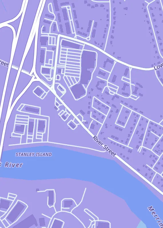 Street map around Case Hit Collectibles LLC, 781 River St, Haverhill, MA