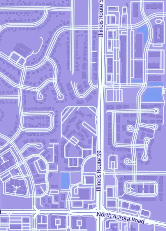 Street map around Cats In Hat, 30W055 Vista Cir, Naperville, IL