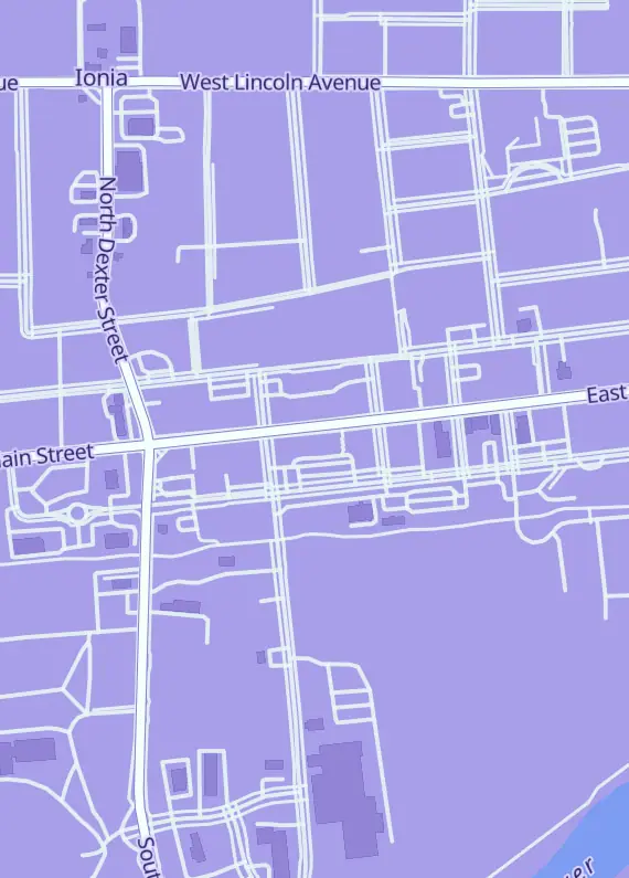 Street map around Ccgprime, 317 W Main St, Ionia, MI