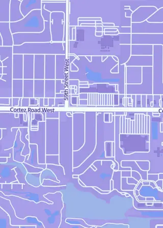 Street map around Chibi Collect, Bradenton