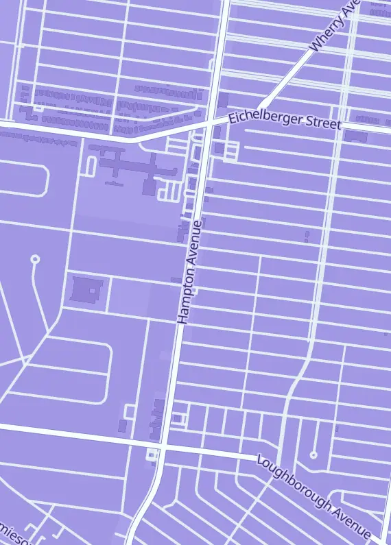 Street map around CITY Cards N More, 5850 Hampton Ave, St Louis, MO