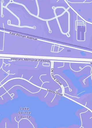 Street map around Cloud 9 Comics and Games, Lake St Louis