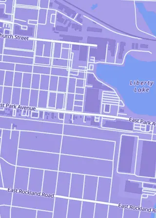 Street map around Comic Buying Center, Libertyville