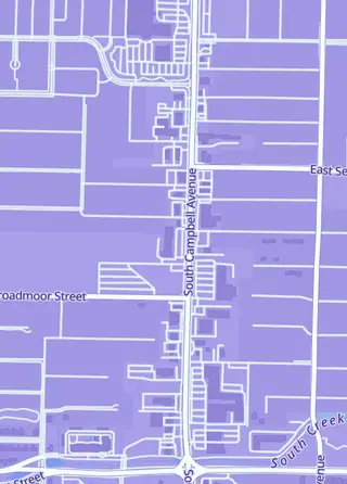 Street map around Comic Force, Springfield