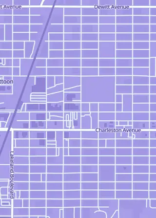 Street map around Cosmic Collectibles and Games, Mattoon
