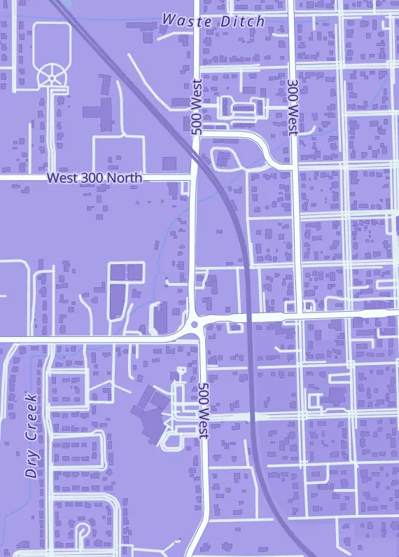 Street map around Croma TCG Lehi, 90 N 500 W Unit G, Lehi, UT