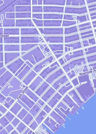 Street map around Dan's Sports Cards & Games, Jacksonville