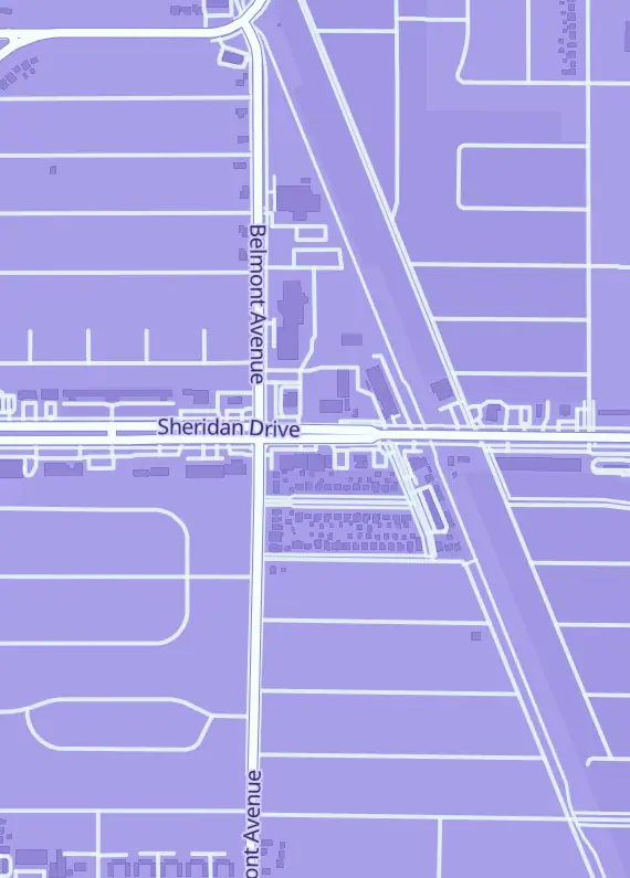 Street map around Dave & Adam's Card World, 2217 Sheridan Dr, Tonawanda, NY