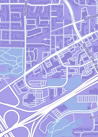 Street map around Dice Age Games, Vancouver