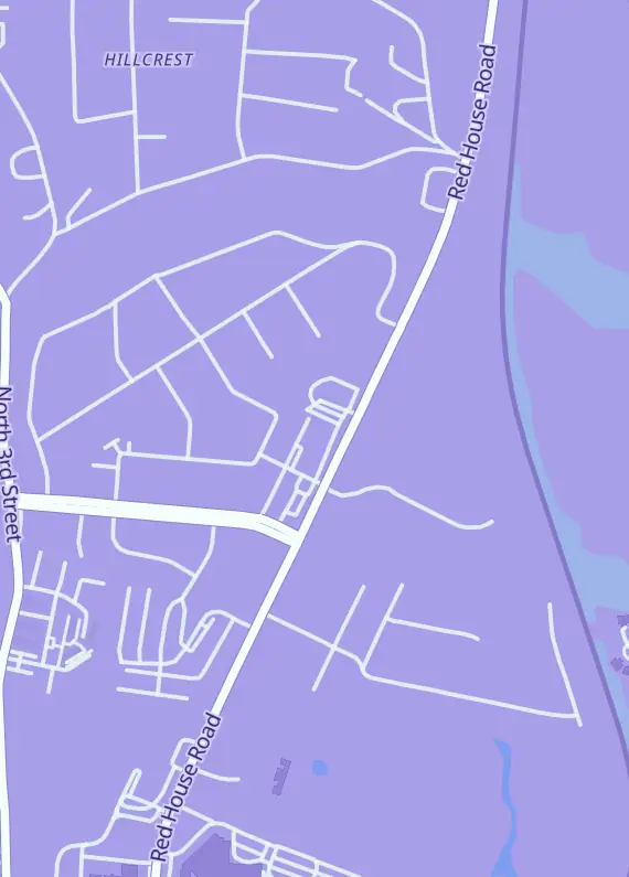 Street map around DK's Cards and Games, 948 Red House Rd, Richmond, KY