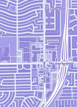 Street map around DNA Cards and Collectibles, Phoenix