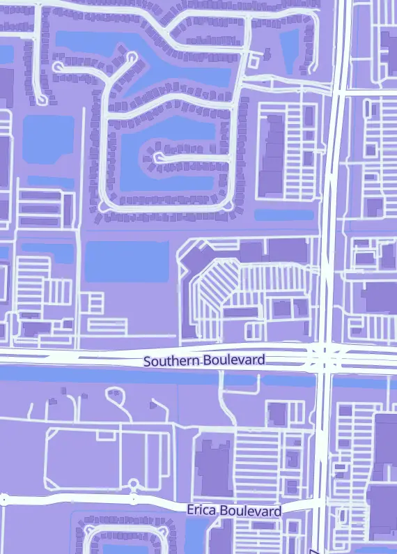 Street map around Double Infinity Gaming, 10307 Southern Blvd, Royal Palm Beach, FL